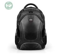 Port Designs Courchevel Professional Business Women/Men Large Travel Black Rucksack/Backpack Padded Laptop Bag for 17.3-Inch...