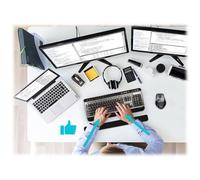 Port Designs Ergonomic Wrist Rest Pad for Keyboard 900718 Gel Polyester Rubber Silicone Black