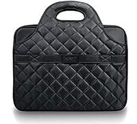 Port Designs Firenze Black/Red Professional Business/College Mens/Womens Laptop Bag/Messenger Bag for 15 inch Windows/MacBook/Dell/HP/Lenovo