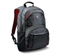 Port Designs Houston Padded Protective Backpack for 17.3-Inch Laptops, Black