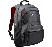 Port Designs Houston Padded Protective Backpack for 17.3-Inch Laptops, Black