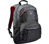 Port Designs Houston Padded Protective Backpack for 17.3-Inch Laptops, Black