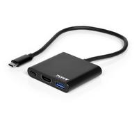 Port Designs 900140 laptop dock/port replicator Wired USB 3.2 Gen 1 (3.1 Gen 1) Type-C Black