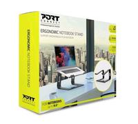 Port Designs Port Ergonomic Laptop stand. Comp with 10’’ to 15.6’’ Notebooks