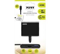 Port Designs Port Usb Type C Docking Station for Smartphone Notebook 60 W 3 X Us