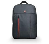 Port Designs Portland backpack Casual backpack Black, Red Linen, Polyester