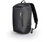 Port Designs - SAN FRANCISCO BACKPACK 15.6" GREY. Includes adjustable chest strap, 10" tablet pocket, secret back pocket, trolley strap and external peripheral charge port.