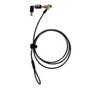 Port Designs Security Cable Keyed Noble Wedge Slot Lock Laptops/Desktops/Monitors Projectors, Black