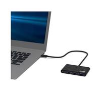 Port Designs Type C to 3 USB 3.0 and Type C Hub - Silver