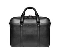 Port Designs VERSAILLES II high-end split leather 14" laptop bag with integrated dual USB-A & USB-C charge ports