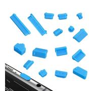 Port Dust Covers - 16 Piece Set Silicone Protective Caps, Flexible Stoppers Multi Interface Protection | Computer Laptop PC Port Protection For RJ45 USB Audio Type C Travel Storage Use Duration