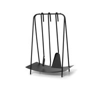 Port Fireplace Tools fireplace set black Ferm Living SINGLE PIECES
