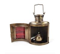 Port Navigation Lamp, antique, 21cm, Messing