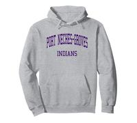 Port Neches-Groves High School HS Port Neches TX Retro Pullover Hoodie