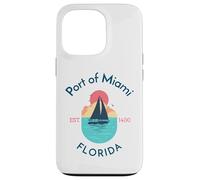 Port of Miami Florida Case for iPhone 13 Pro