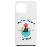 Port of Miami Florida Case for iPhone 13 Pro Max