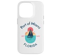 Port of Miami Florida Case for iPhone 14 Pro