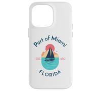 Port of Miami Florida Case for iPhone 14 Pro Max