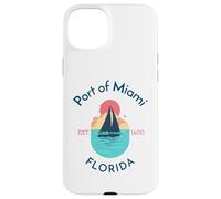 Port of Miami Florida Case for iPhone 15 Plus