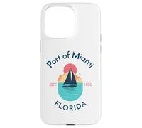 Port of Miami Florida Case for iPhone 15 Pro Max