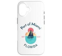 Port of Miami Florida Case for iPhone 16