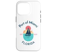 Port of Miami Florida Case for iPhone 16 Pro