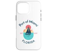 Port of Miami Florida Case for iPhone 16 Pro Max