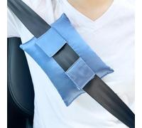 Port Pillows Chemo Port Pillow for Seatbelt Pacemaker Chest Protector Chemo Patients Cancer Open-Heart Incision Recovery Post Surgery Support Cushion Gifts, Silky Satin Haze Blue
