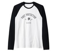 Port Protection Alaska Vintage Souvenir Raglan Baseball Tee