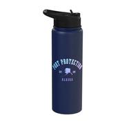 Port Protection Alaska Vintage Souvenir Stainless Steel Insulated Water Bottle