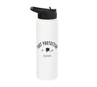 Port Protection Alaska Vintage Souvenir Stainless Steel Insulated Water Bottle