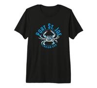 Port St. Joe Florida Forgotten Coast Designs, Blue Crab Premium T-Shirt