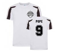 Port Vale Junior Tom Pope Sports Training Jersey in White | Size: 9-11 Years Port Vale White 9-11 Years