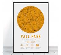 Port Vale Vale Park Stadium Map | Framed & Print Only Available | Minimalist Gift FC Football Fan Poster Art Artwork Gift For Him Memorabilia | Father's Day Christmas Birthday