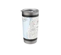 Port Washington NY Map (2019) Stainless Steel Insulated Tumbler