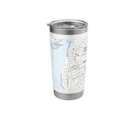 Port Washington NY Map (2019) Stainless Steel Insulated Tumbler