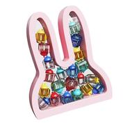 Porta Dientes De Leche Bebé Recuerdo - Para Dientes Perdidos Con Etiquetas, Estuche Con Forma De Conejito Para Guardar Dientess De Leche, Recuerdo De Crecimiento Y Memoria, Para Cumpleaños Y