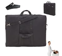 Porta lite innovation in therapy Strong Durable Massage Table Carry Case Bag + Front Pocket + Buckles + Comfy Padded Shoulder Strap - Fits All Tables Up to 28 Inch 71cm Wide - Black