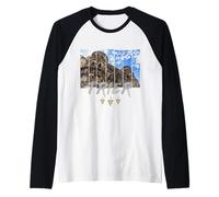 Porta Nigra in Trier on the Moselle Vintage Souvenir Raglan Baseball Tee