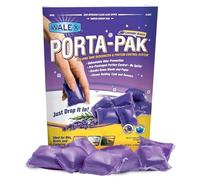 Porta-Pak RV Marine Black Holding Tank Deodorizer Drop-Ins, Camper, Boat, Camping Cassette Toilet Cleaner Pods, Lavender Breeze, 10 Pack