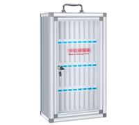 Porta Telefono con Serratura - Scatola Porta Telefono Cellulare per Scuola e Laboratorio Mobile Storage con 24 Slot Silver - Sicurezza e Funzionalità.