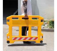 Portab - 2.6 ft Tall with Wheels - Plastic Guardrail for Ga & Restricted Areas - Folding (1PC)