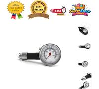Portable 0-100 PSI Tire Pressure Tester, Ideal for Cars, SUVs, and Motorcycles