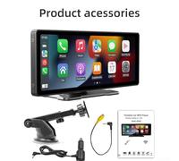 Portable 10 26 Inch Wireless Car Radio with Touch Screen, FM and for Seamless Connectivity
