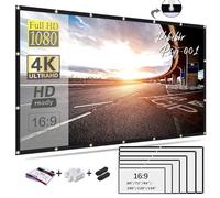 Portable 100 inch projector screen 16:9 HD folding -style wrinkle - free to prevent projection of the film screen home screen for indoor and outdoor use (136IN, 1) (150IN 1)