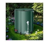 Portable 100L Collapsible Rainwater Harvesting Barrel - Eco-Friendly Water Collection System for Garden Outdoor & Lawn Use - Sustainable Green Water Storage Solution