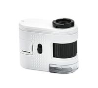 Portable 100X Magnification Small Microscope for Smartphones with LED Illuminatiing and Clip on Design Jewels Magnifier Microscope