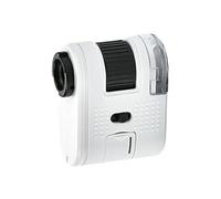 Portable 100X Magnification Small Microscope for Smartphones with LED Illuminatiing and Clip On Design Jewels Magnifier Classroom Teaching Microscope