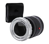 Portable 10x Magnifying Loupe with 30mm Lens, LED and UV Light for Accurate Measurement of Small Objects Such as Jewelry, Textiles, Coins, and Stamps