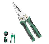 Portable 12 in 1 Multifunction Electrical Pliers Featuring Insulation Stripper and Wire Tester for DIYer Projects Insulation Wire Stripping Tool